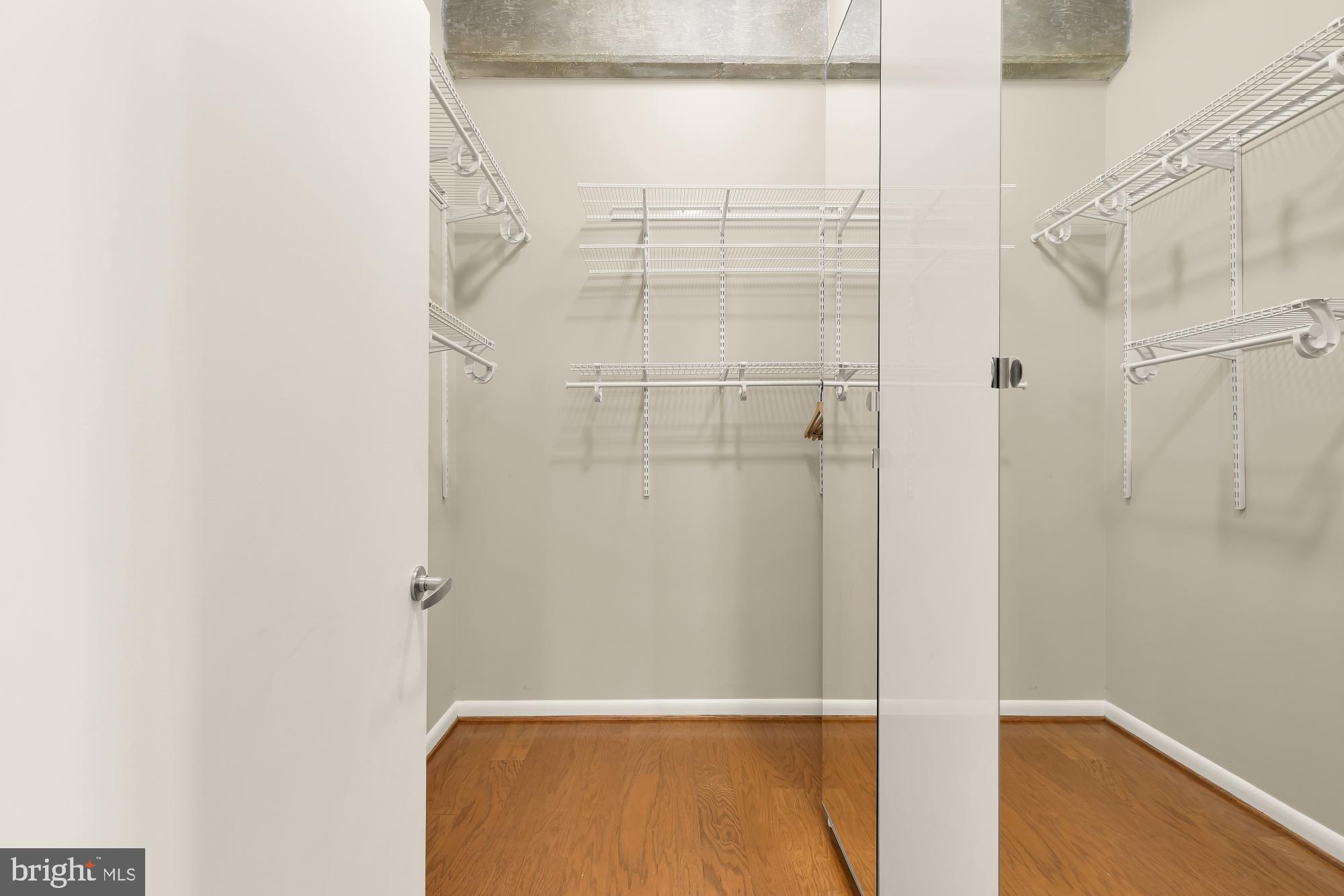 1300 N Street Northwest, Unit 809 Washington, DC 20005 - Photo 11 of 27 Spacious, modern closet with sleek design.