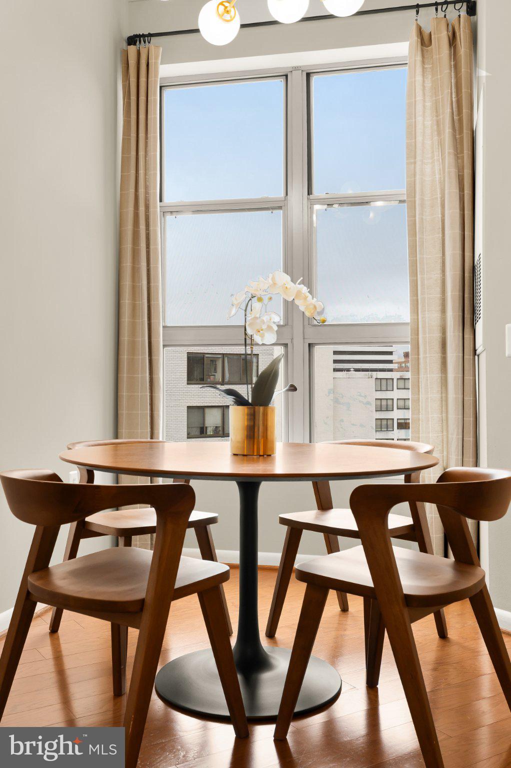 1300 N Street Northwest, Unit 809 Washington, DC 20005 - Photo 22 of 27 Bright dining nook with city views.