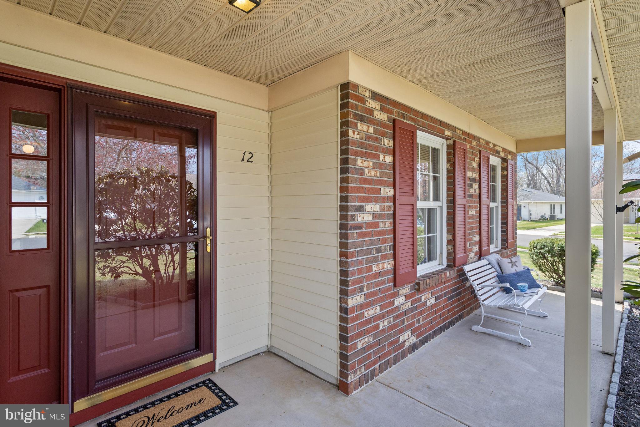 12 Candlelight Circle Columbus, NJ 08022 - Photo 4 of 17 a view of a porch with a door and balcony