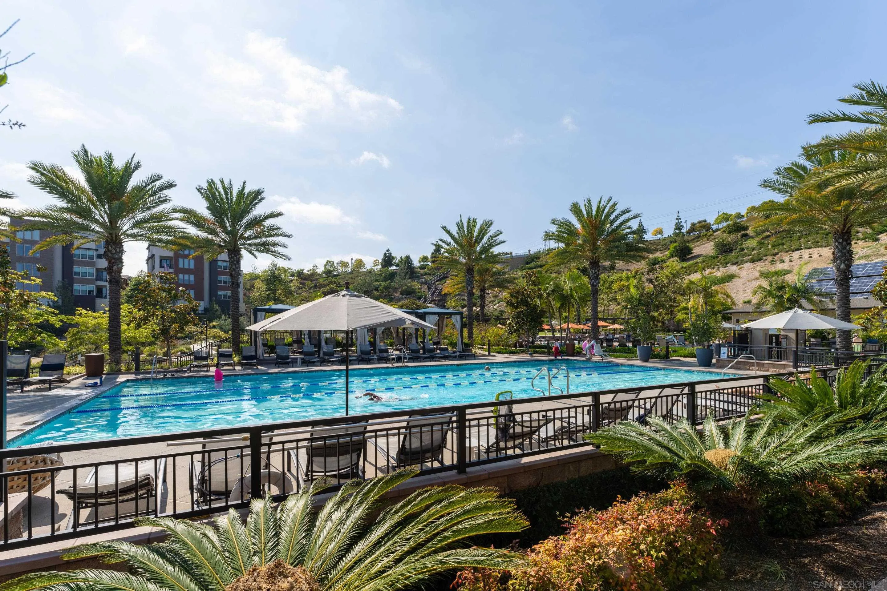 2731 Via Avella San Diego, CA 92108 - Photo 33 of 39 a view of a swimming pool with a patio
