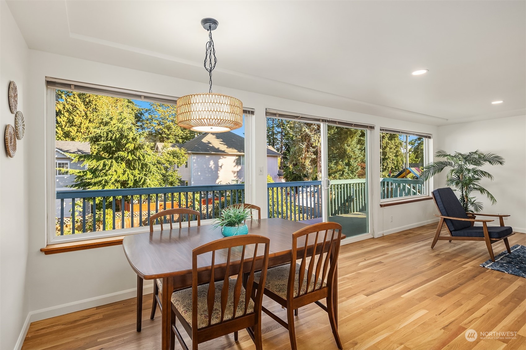 1834 North 183rd Street Shoreline, WA 98133 - Photo 10 of 40 a view of a dining room with furniture window and outside view