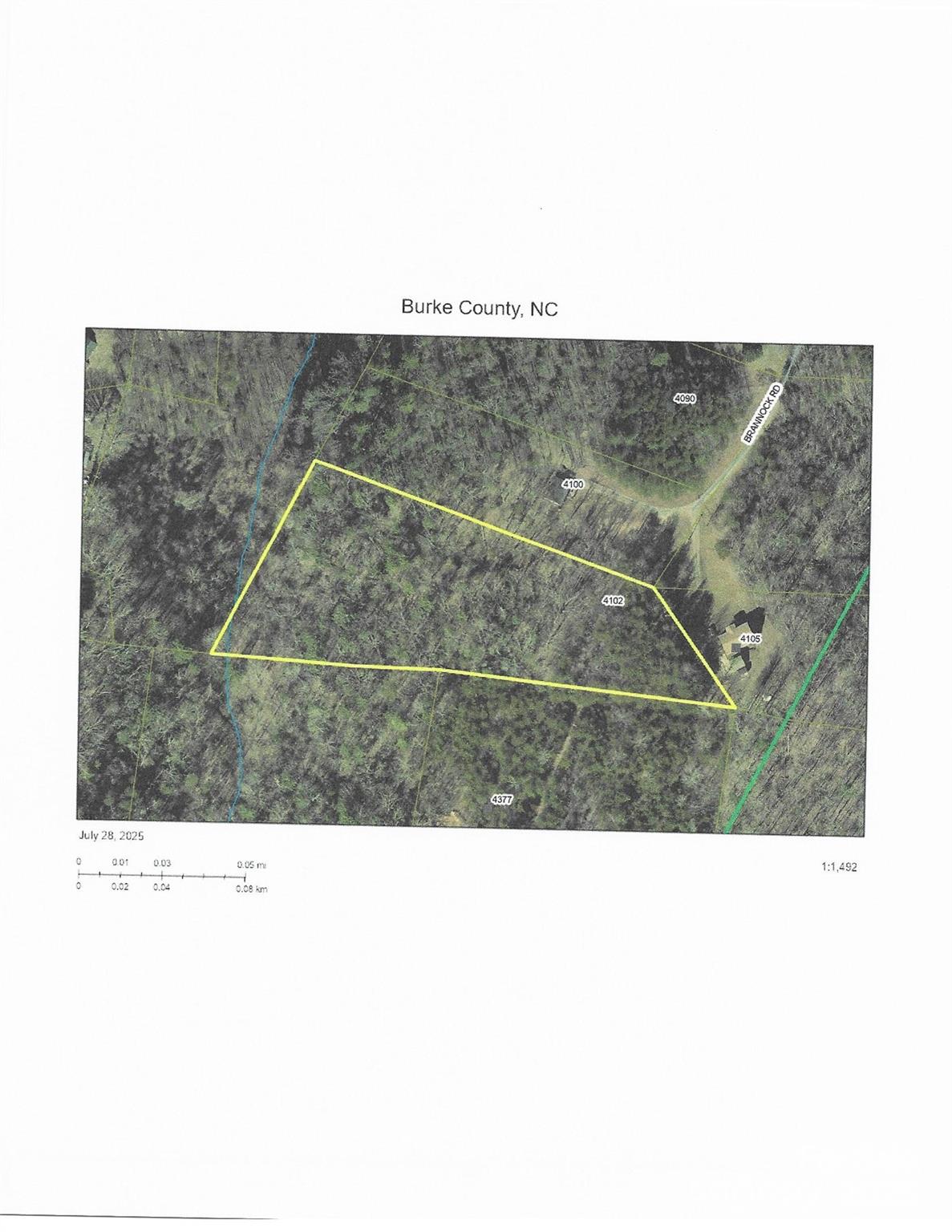 4102 Brannock Road Hickory, NC 28602 - Photo 1 of 1 a view of a tennis court