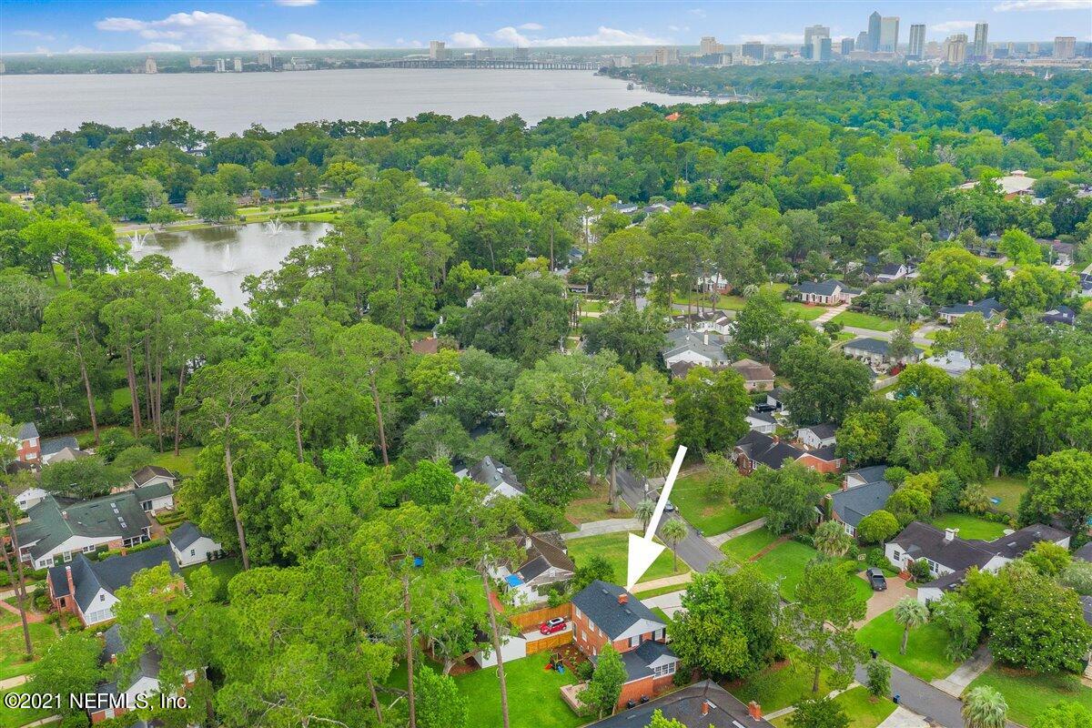 1422 Lakewood Road Jacksonville, FL 32207 - Photo 4 of 39 Aerial to Duck Pond_Downtown