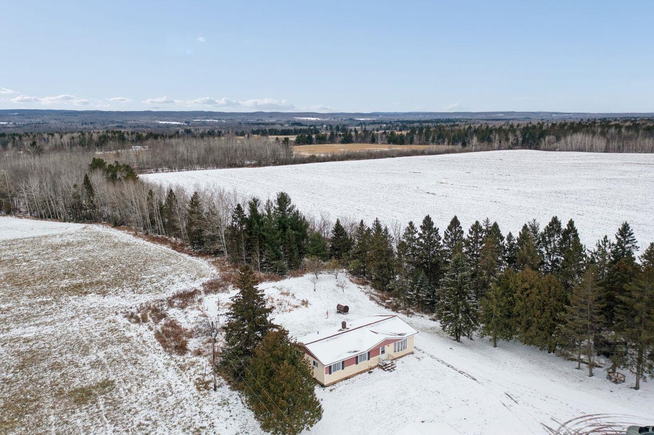 60609 Argo Road Mason, WI 54856 - Photo 25 of 29 View of snowy aerial view