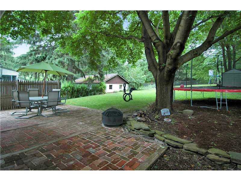 2240 West Hardies Road Gibsonia, PA 15044 - Photo 18 of 21 Patio/Deck. Fabulous fenced in yard with a brick patio and shed!