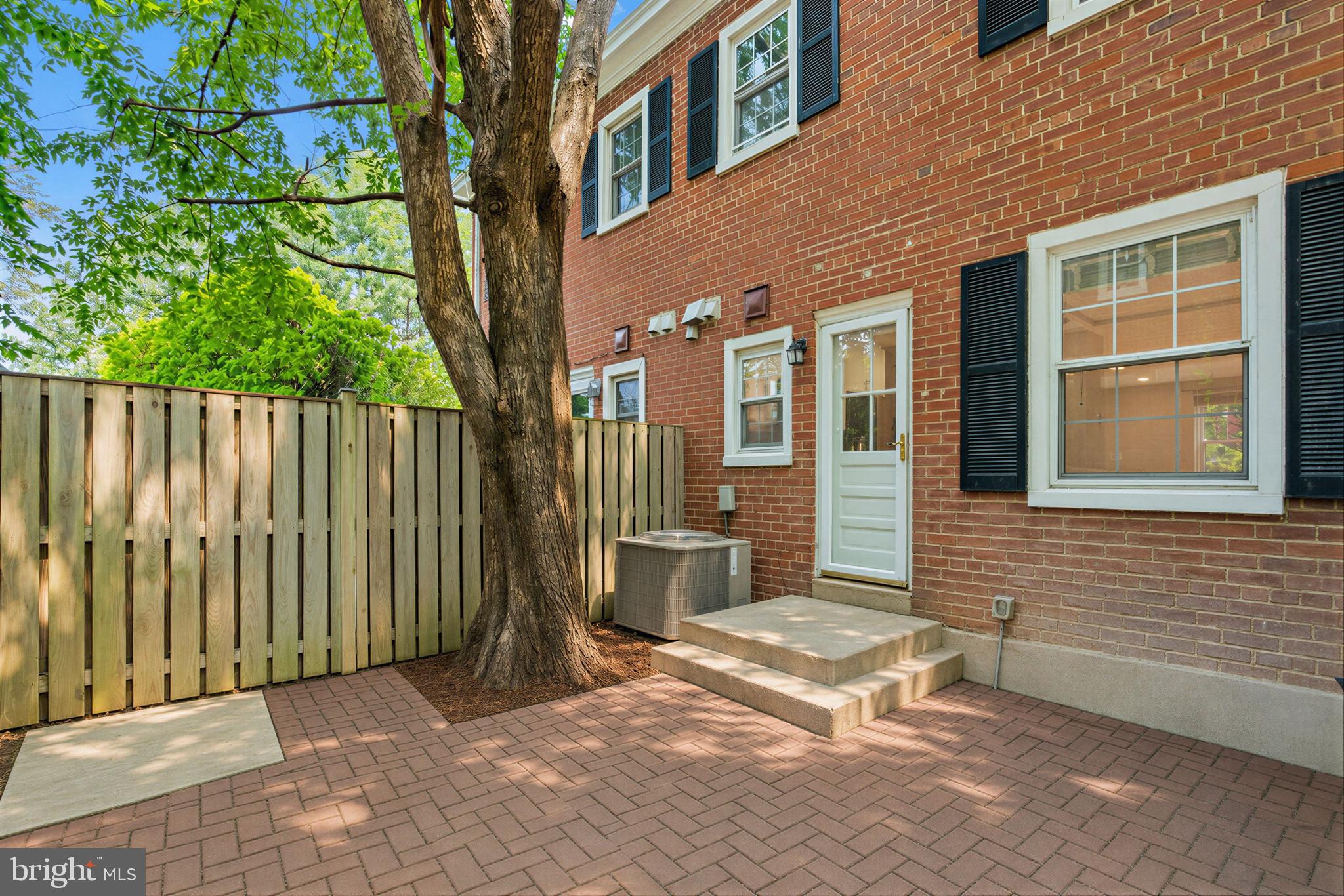 4239 32nd Road South Arlington, VA 22206 - Photo 29 of 29 Gated Back Patio Area - Privacy, Low Maintenance