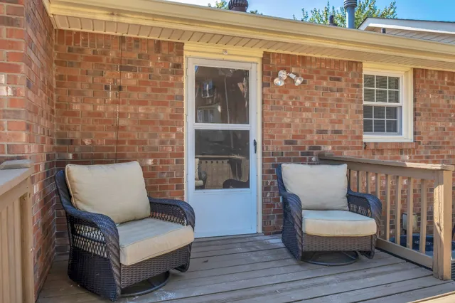 a view of outdoor space with seating