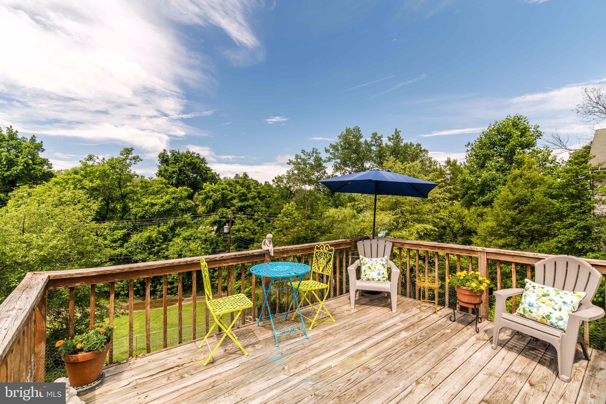 5708 Falls Road Baltimore, MD 21209 - Photo 2 of 34 Deck up in the sky
