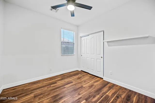wooden floor in an empty room
