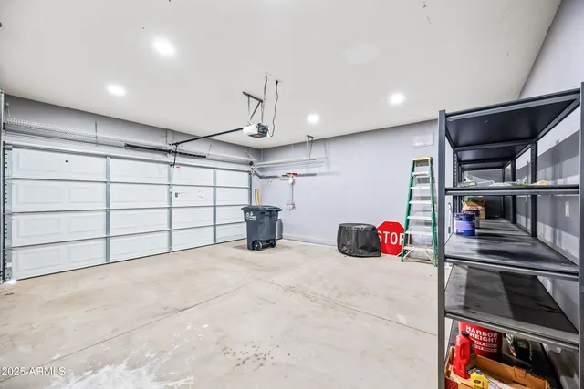 a view of a balcony with a potted plant