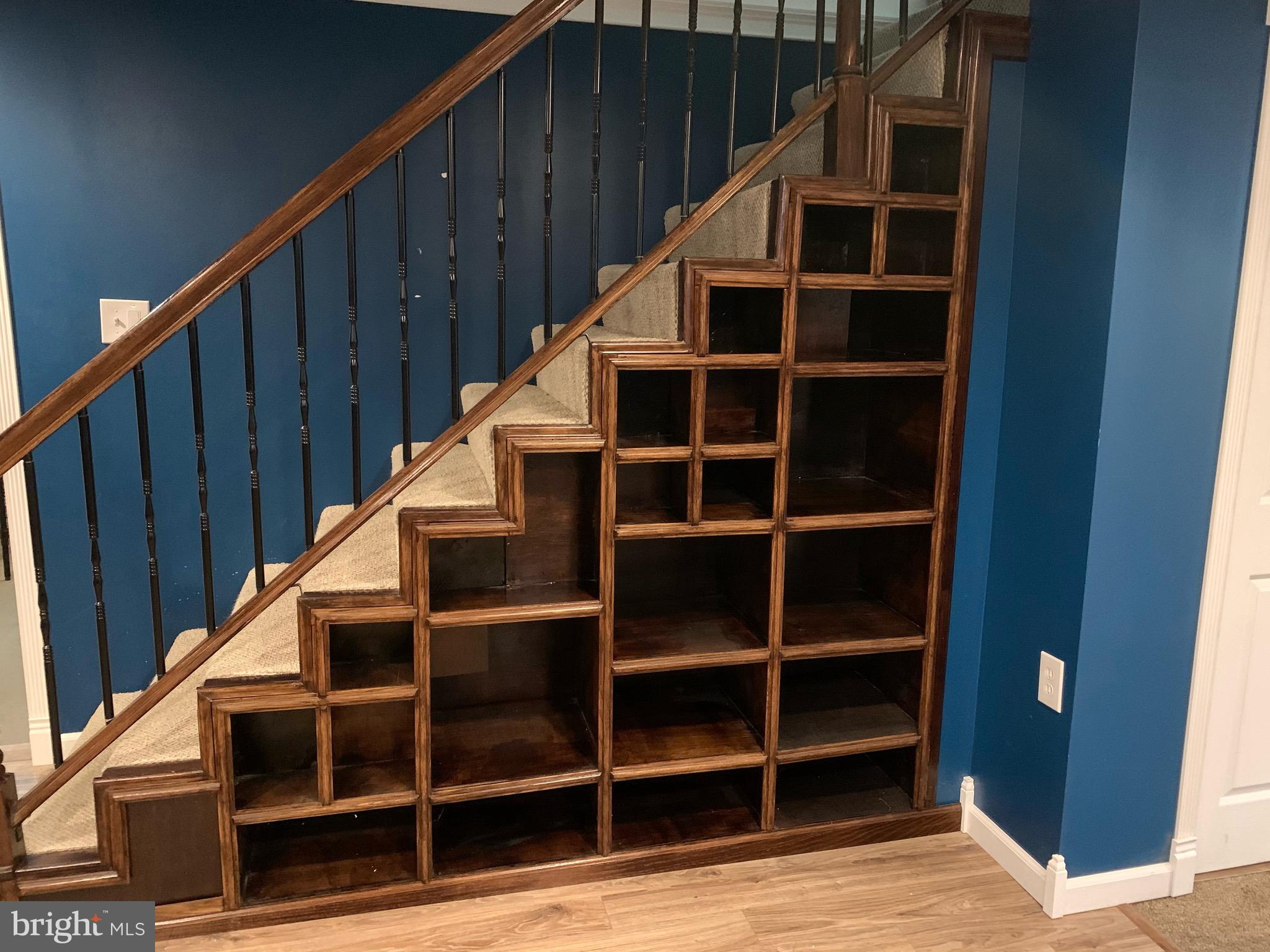 909 Van Reed Road Reading, PA 19610 - Photo 30 of 45 Basement Stairs with Storage