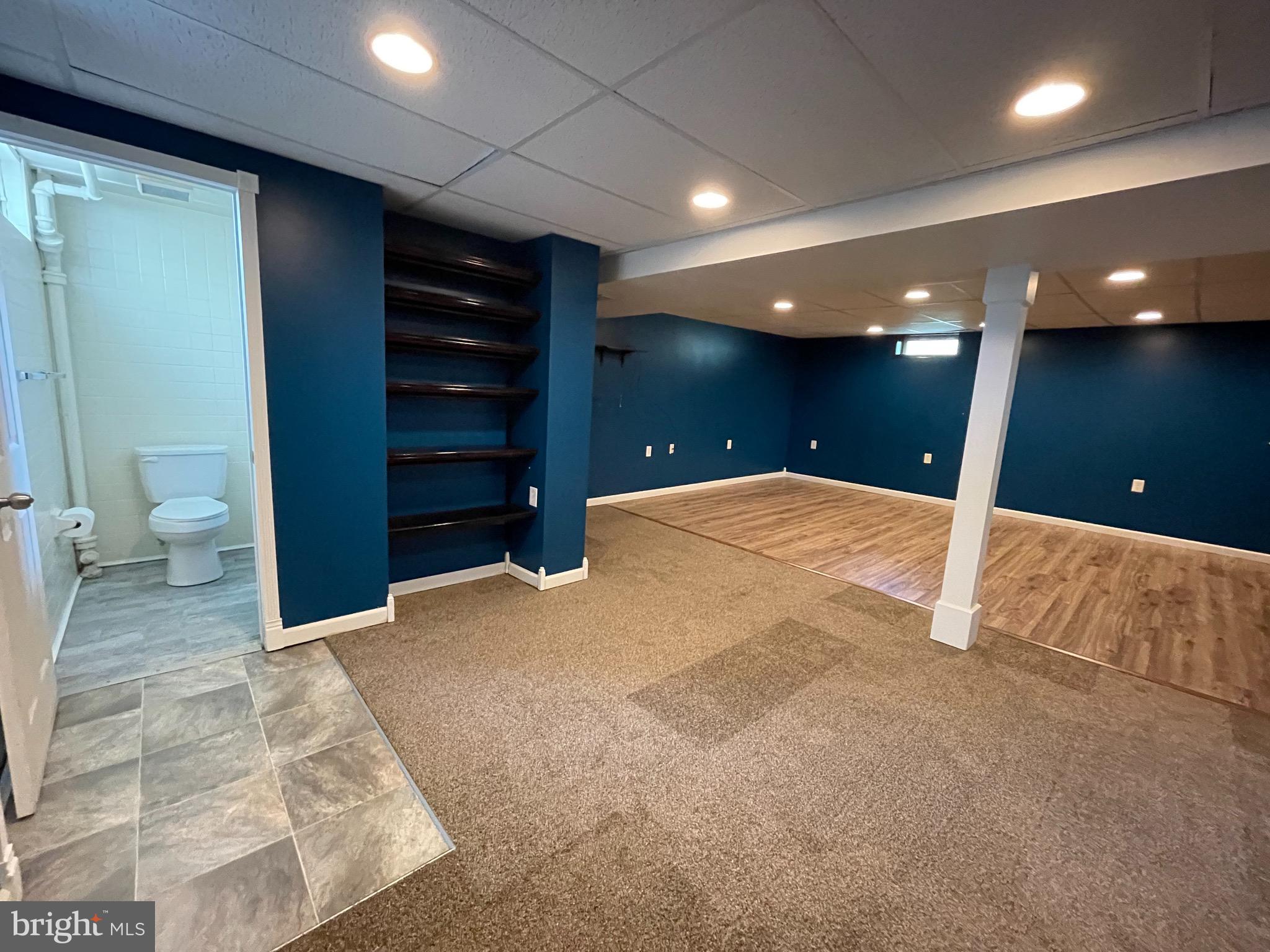 909 Van Reed Road Reading, PA 19610 - Photo 33 of 45 Finished Basement with Bathroom