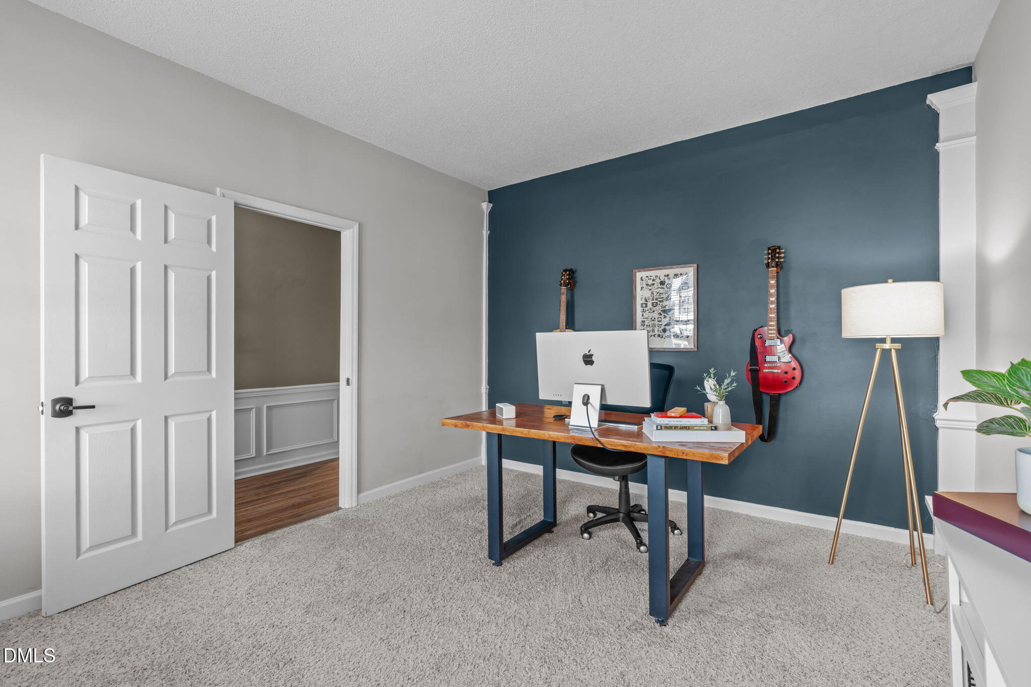400 New Timber Path Apex, NC 27502 - Photo 14 of 34 a workspace with furniture and a wooden floor