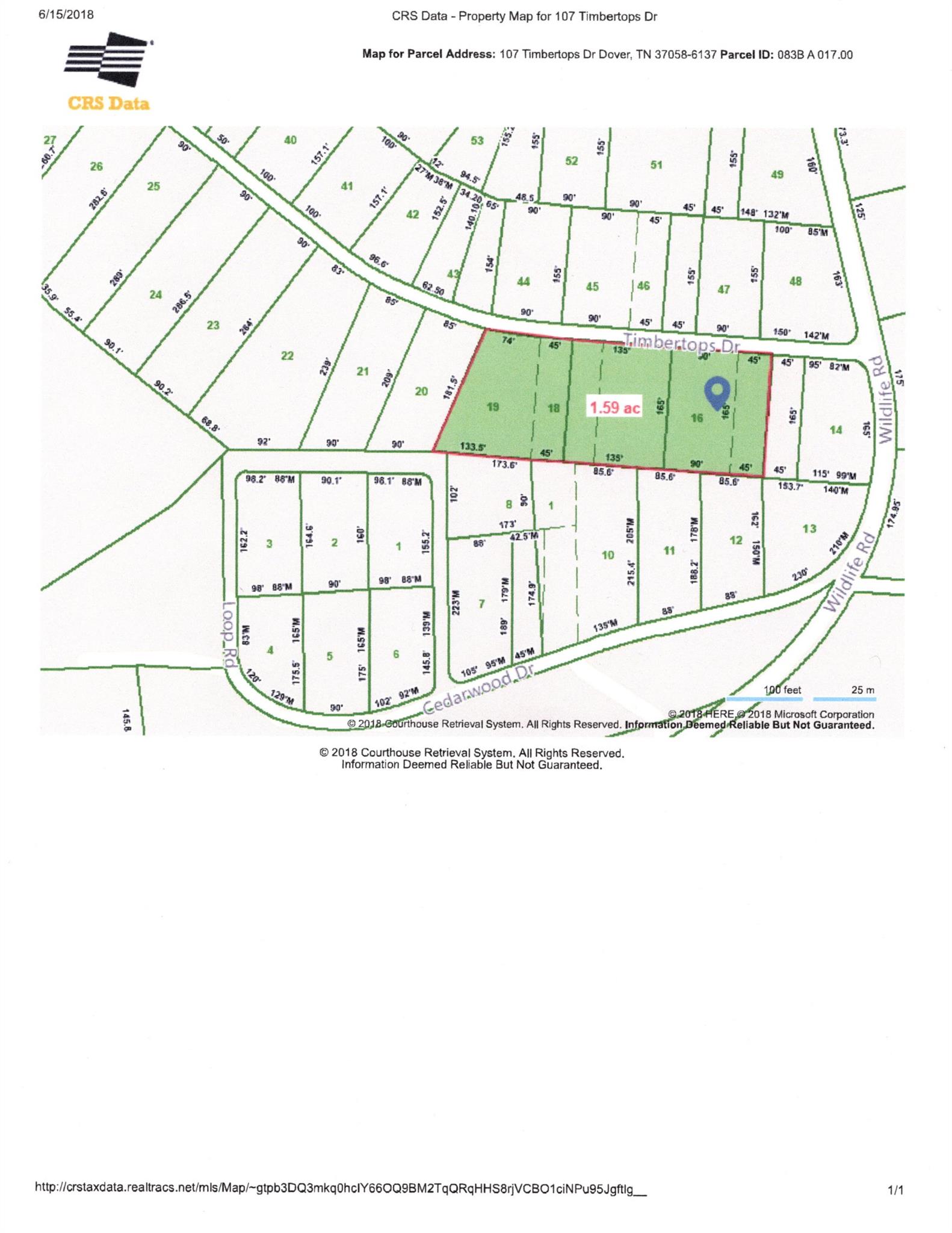 107 Timbertops Drive Dover, TN 37058 - Photo 10 of 10 Copy of Plat