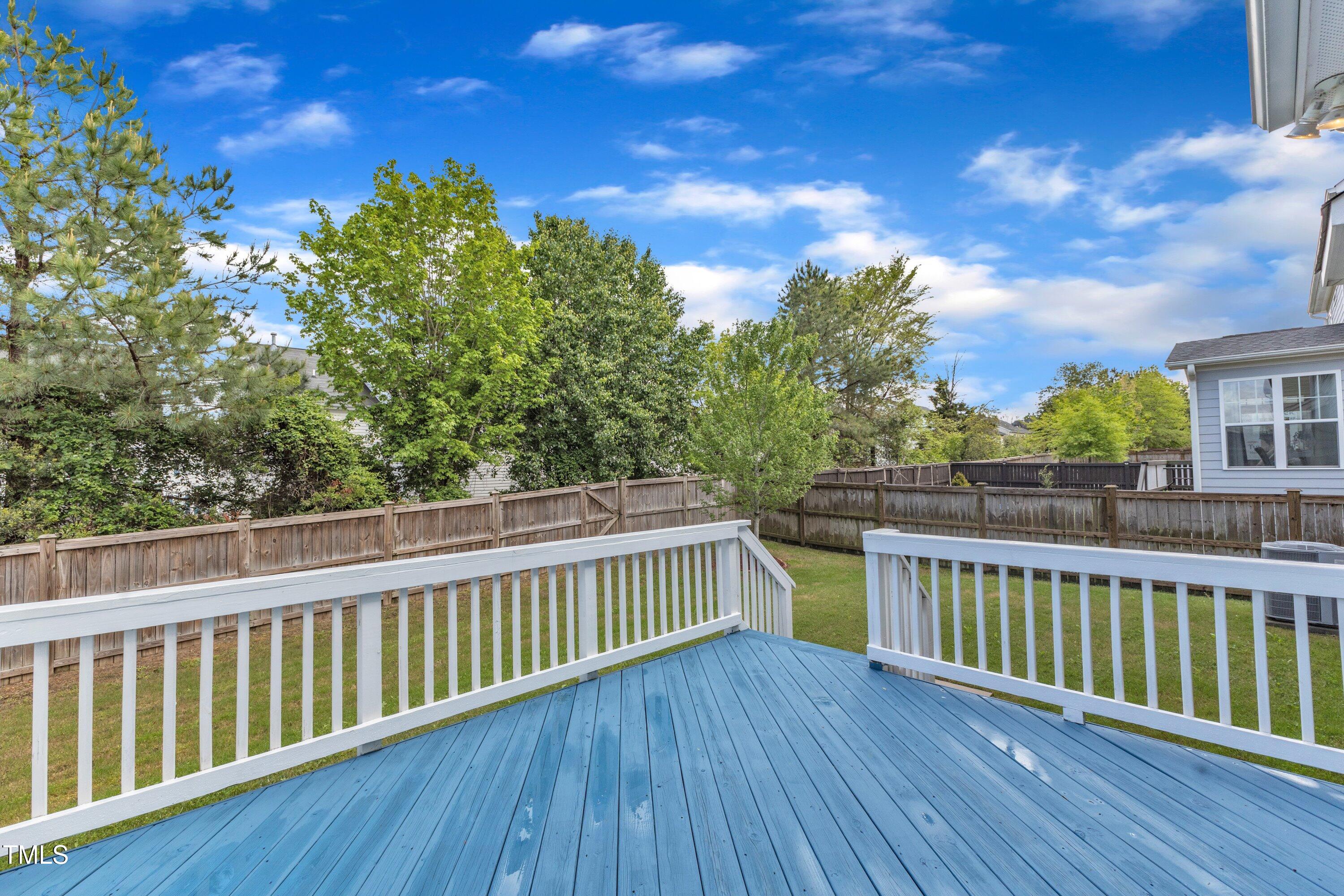 4252 Rockdell Hall Street Raleigh, NC 27616 - Photo 54 of 64 a view of a balcony with wooden floor