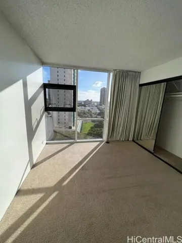 a view of a hallway with entryway