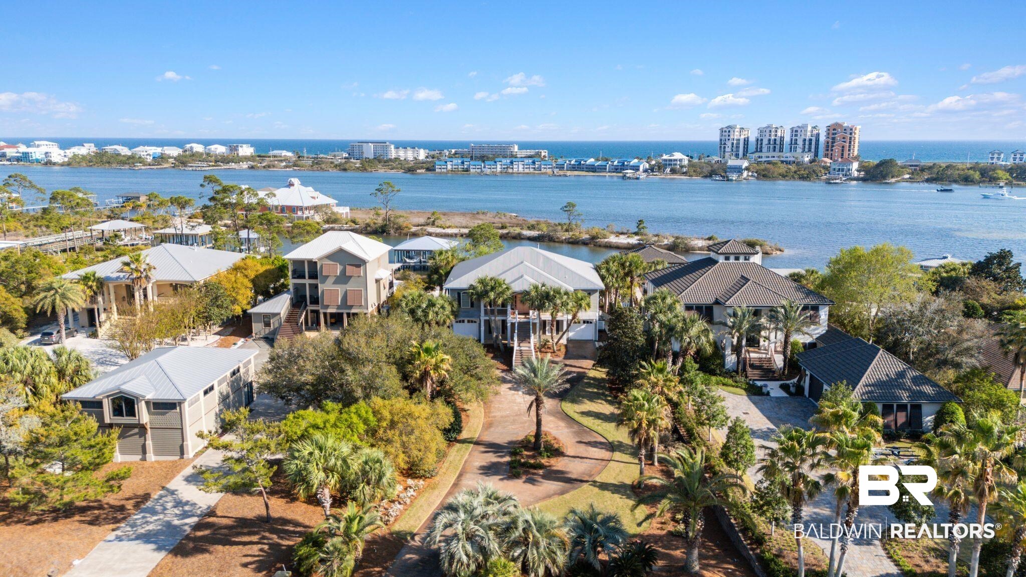 30818 River Road Orange Beach, AL 36561 - Photo 78 of 81 Aerial view of a large body of water