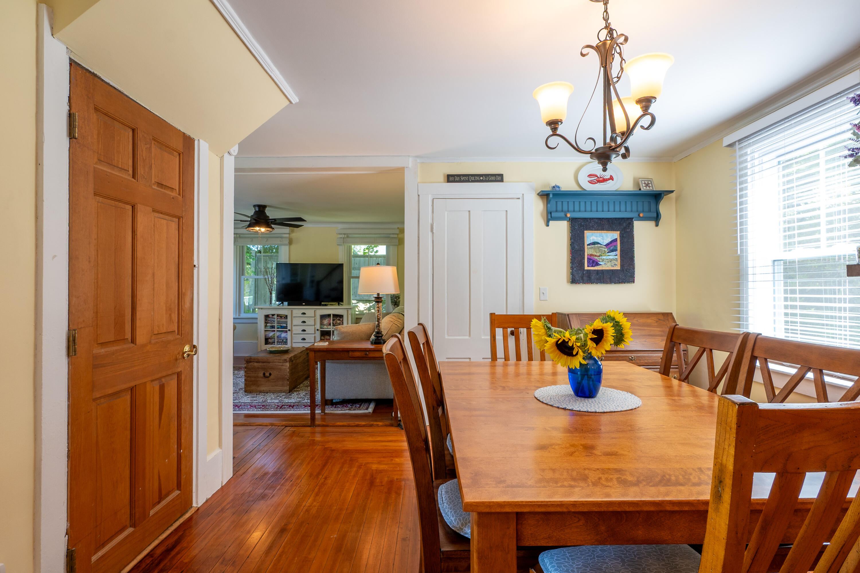 538 Ocean Point Road Boothbay, ME 04544 - Photo 13 of 40 Dining Room to Living Room