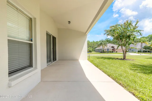 a view of swimming pool with garden