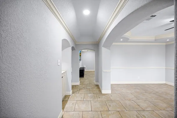 a view of an empty room