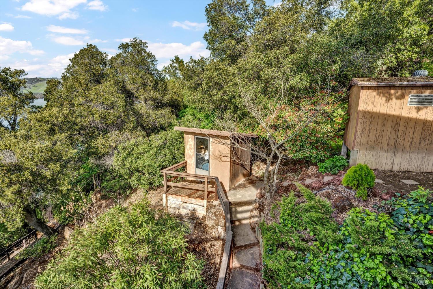 13624 Anderson Road Lower Lake, CA 95457 - Photo 24 of 31 view of a house with a yard and sitting area