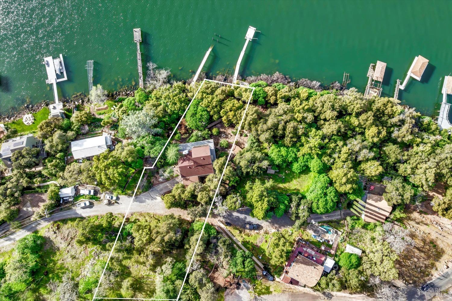 13624 Anderson Road Lower Lake, CA 95457 - Photo 26 of 31 a front view of a house with lots of green space