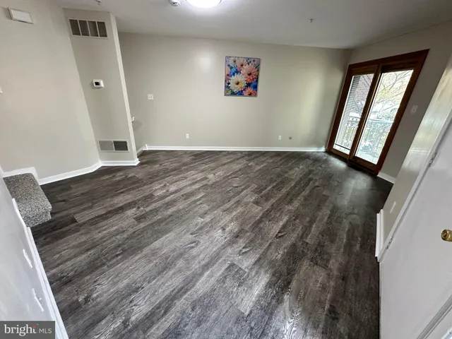wooden floor in an empty room