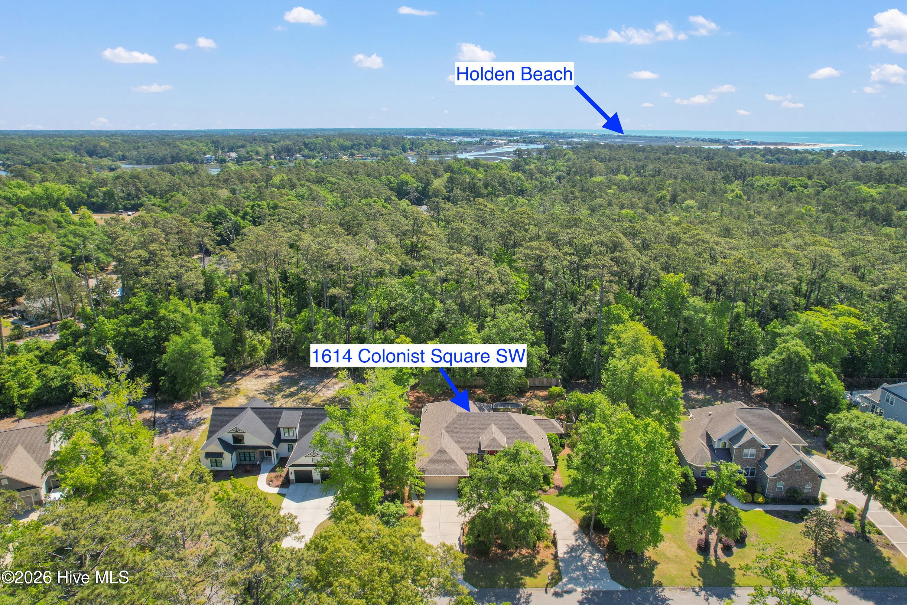 1614 Colonist Square Southwest Ocean Isle Beach, NC 28469 - Photo 56 of 63 Aerial location