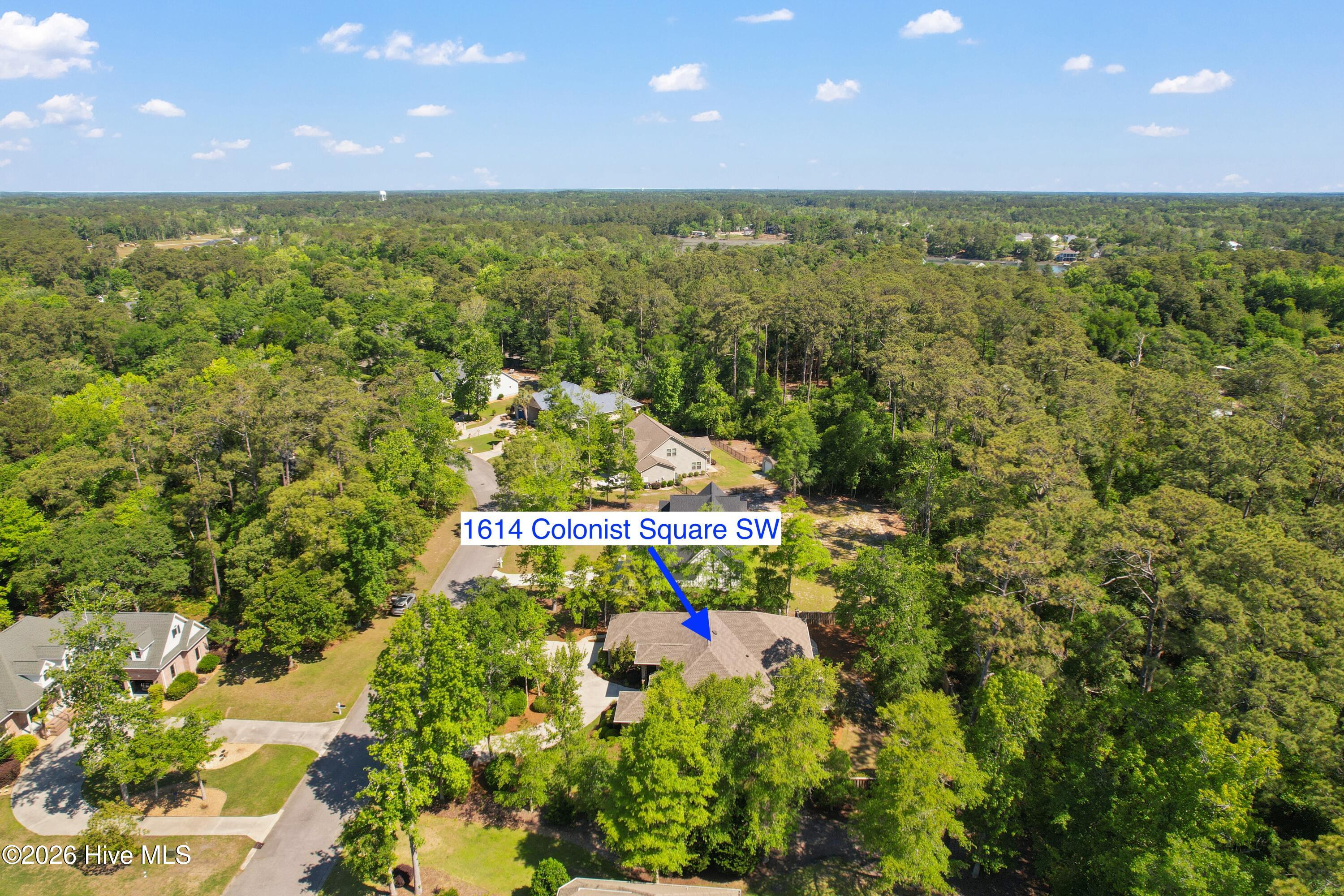 1614 Colonist Square Southwest Ocean Isle Beach, NC 28469 - Photo 61 of 63 Aerial location