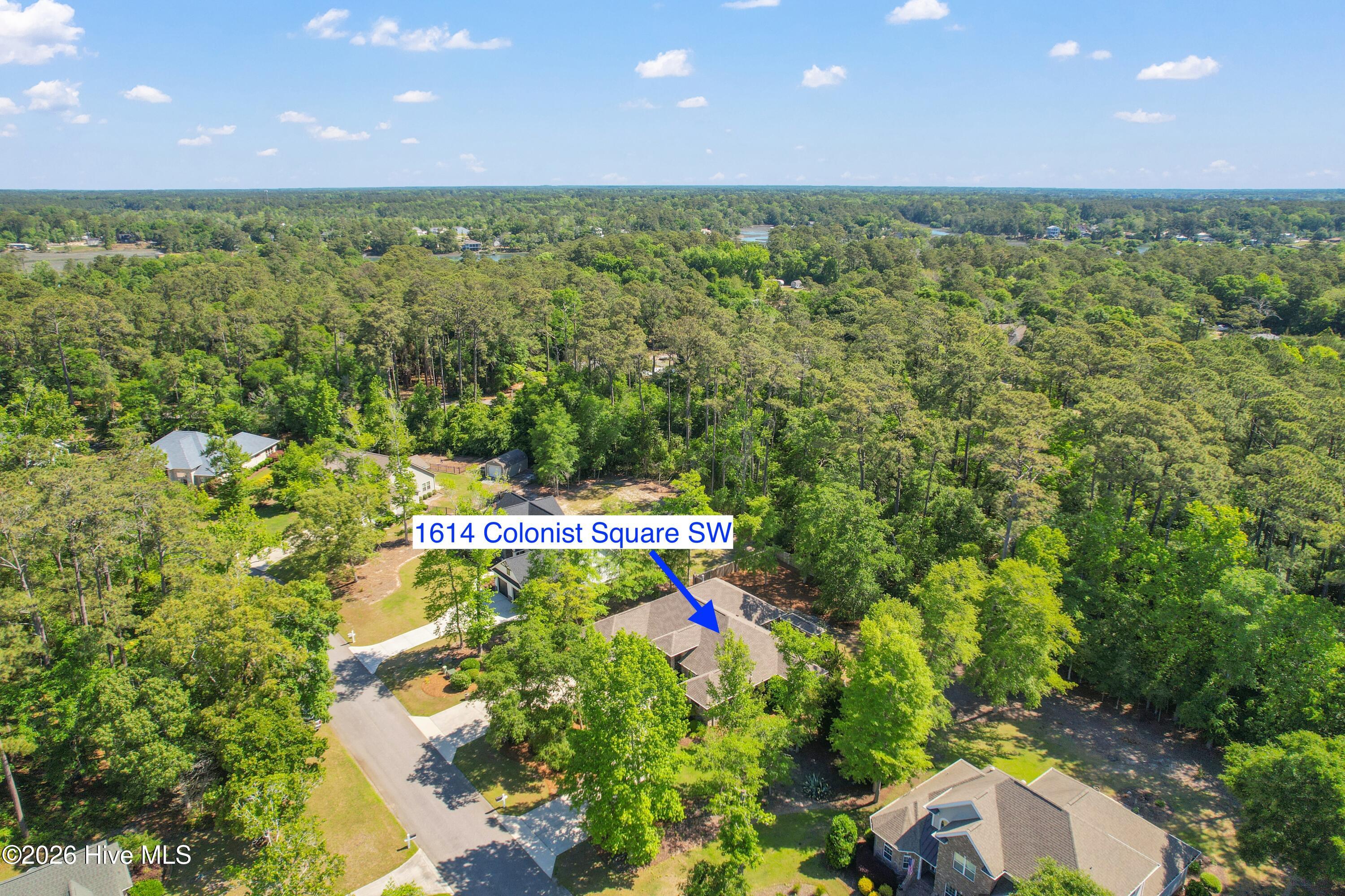 1614 Colonist Square Southwest Ocean Isle Beach, NC 28469 - Photo 62 of 63 Aerial location