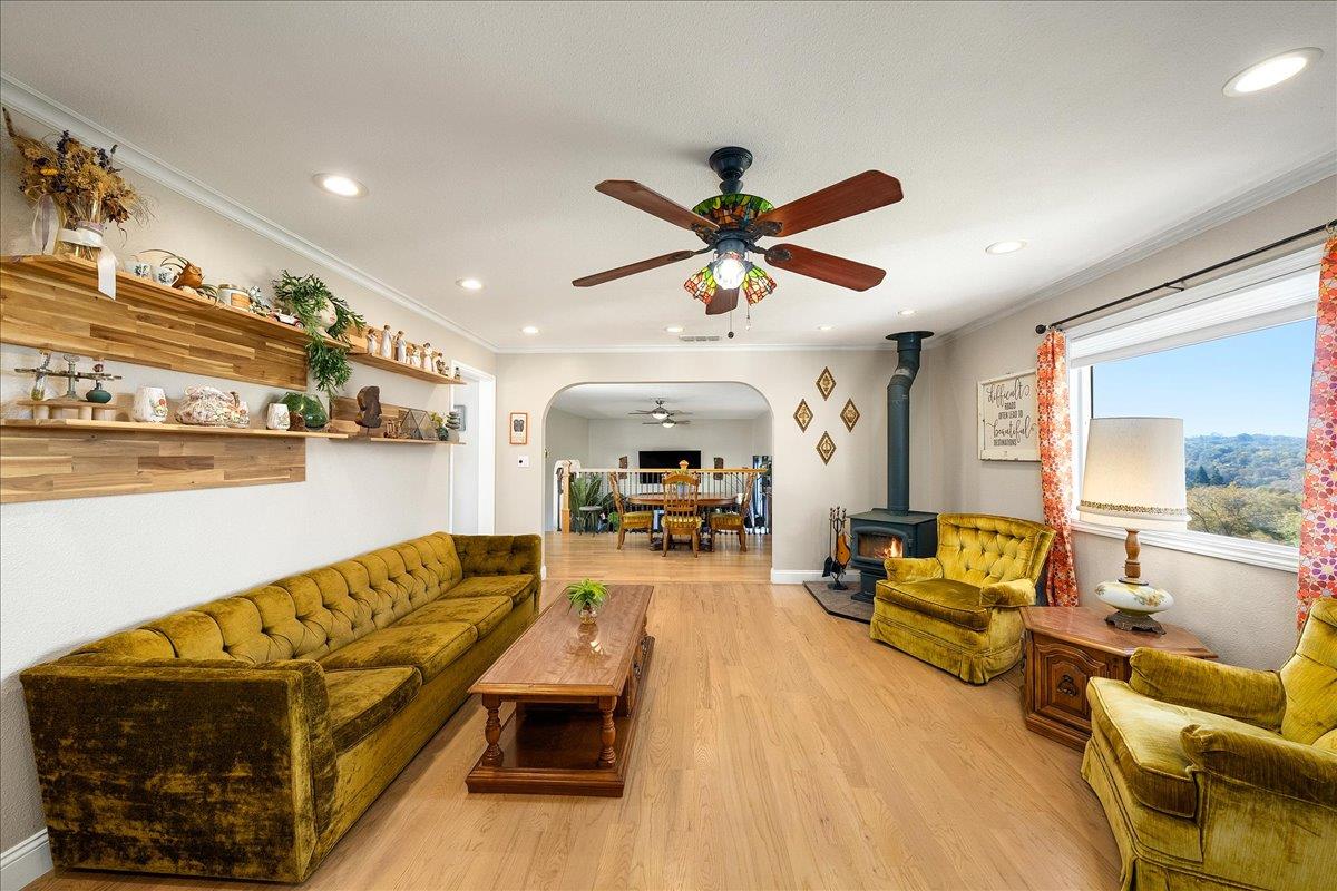 4371 Luneman Road Placerville, CA 95667 - Photo 14 of 77 a living room with furniture and a large window