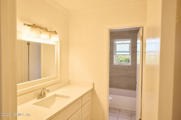 a view of a room with furniture