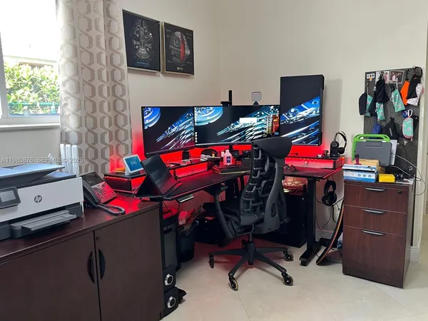 a view of a room with music instruments