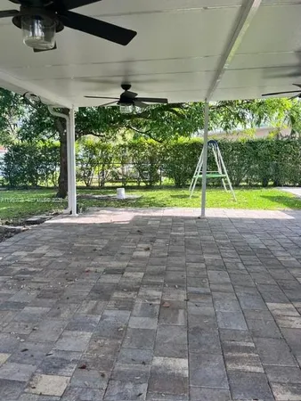 a view of small yard