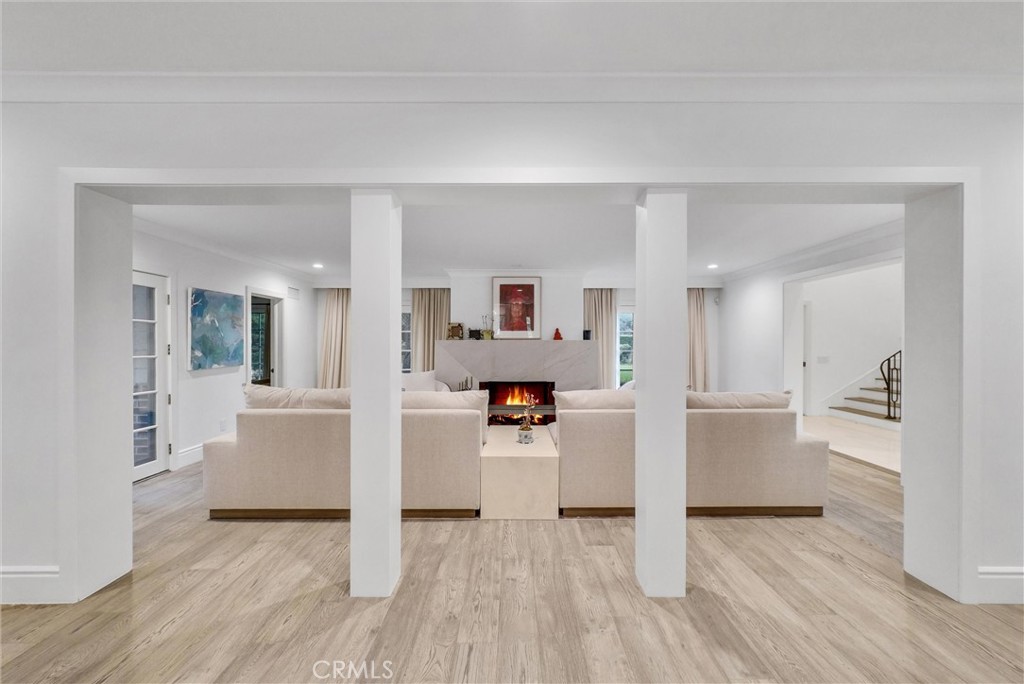 1145 Rancho Road Arcadia, CA 91006 - Photo 21 of 60 a view of a living room kitchen and a wooden floor