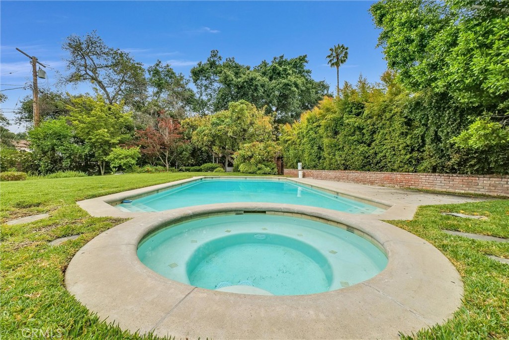 1145 Rancho Road Arcadia, CA 91006 - Photo 59 of 60 a view of a swimming pool with a yard