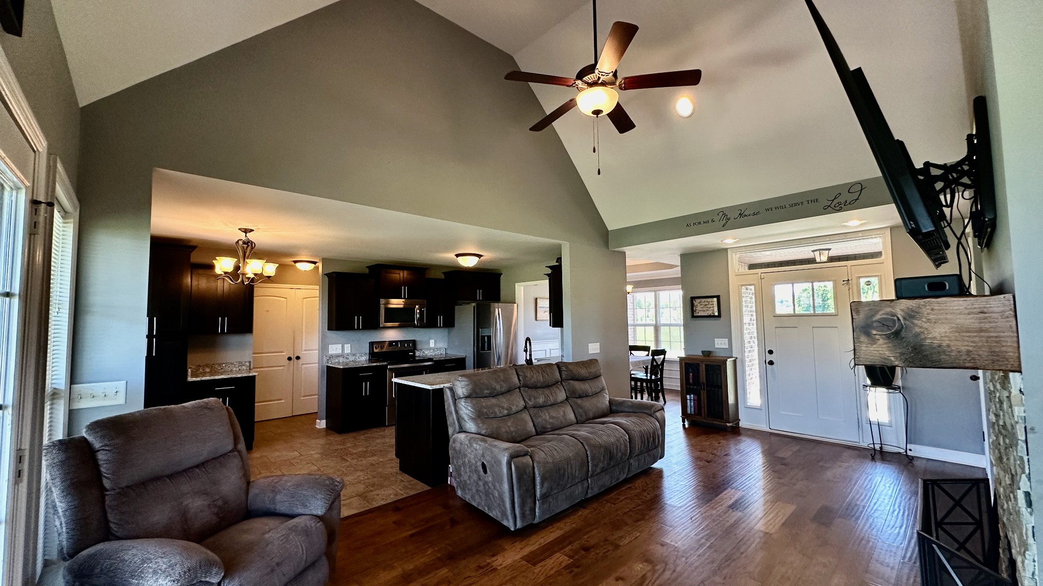 509 Neal Road Watertown, TN 37184 - Photo 16 of 48 a living room with furniture and a chandelier