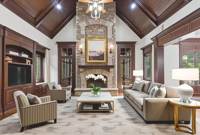 a spacious bedroom with a bed and window