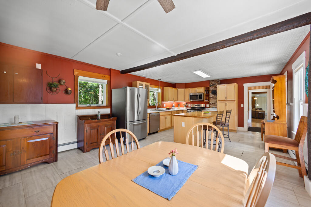 102 East Pond Road Oakland, ME 04963 - Photo 13 of 46 Dining to Kitchen