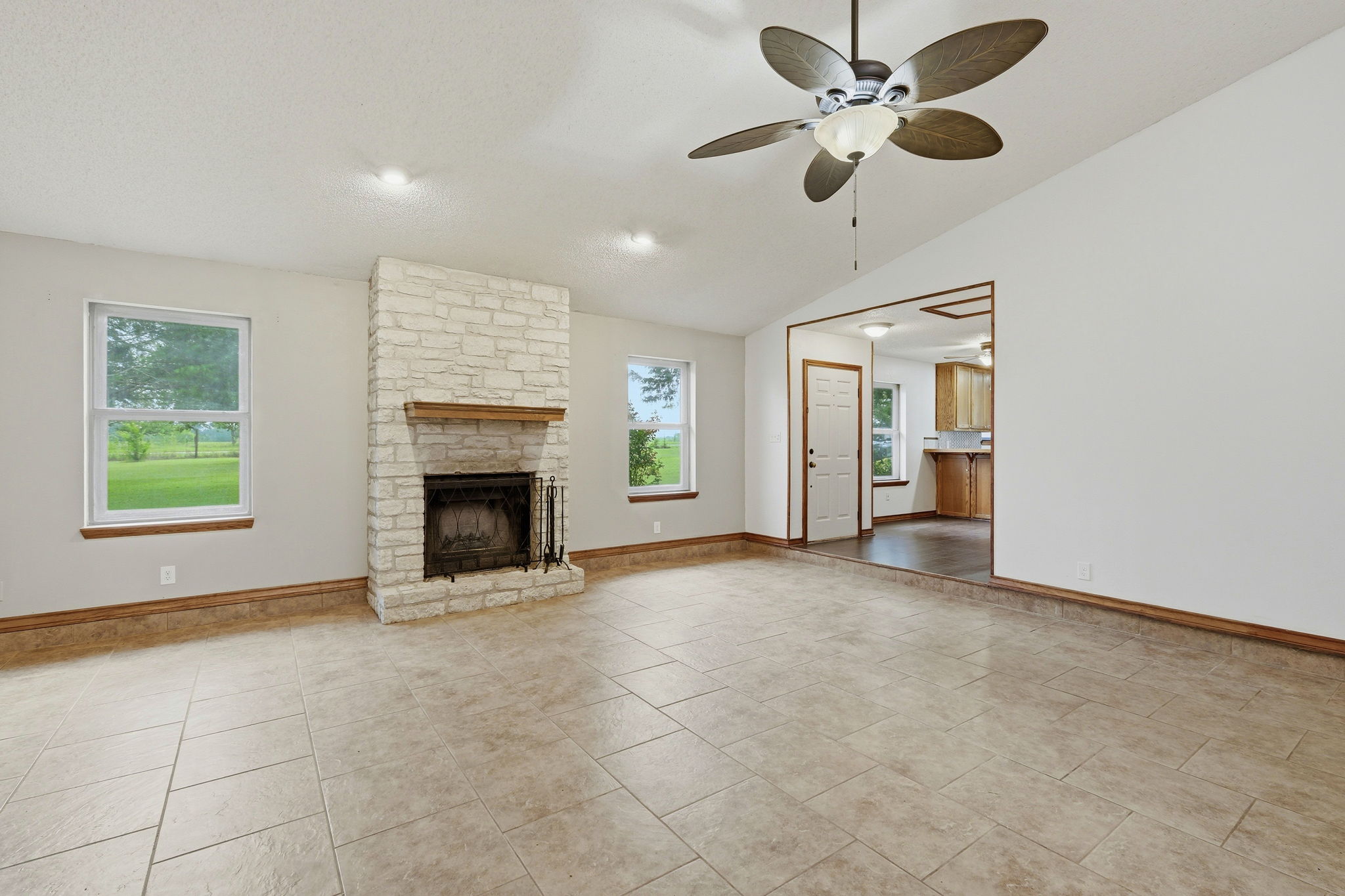 900 County Road 474 Elgin, TX 78621 - Photo 8 of 36 Wood Burning Fireplace in Living Room