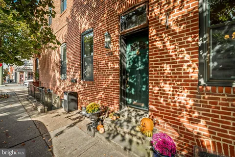 a car parked on the side of a street