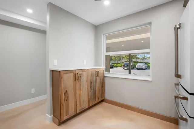 a kitchen with a stove and a sink