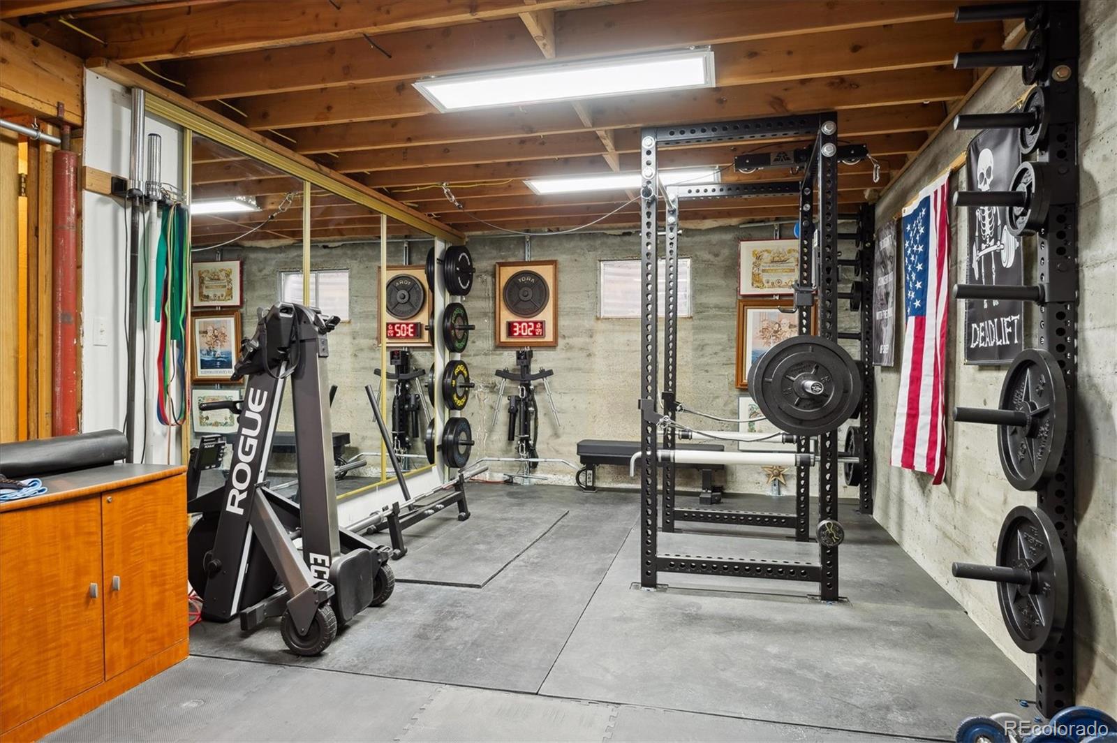 11094 Thomas Drive Conifer, CO 80433 - Photo 31 of 44 a view of a room with gym equipment