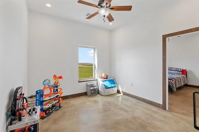 a view of a room with toys