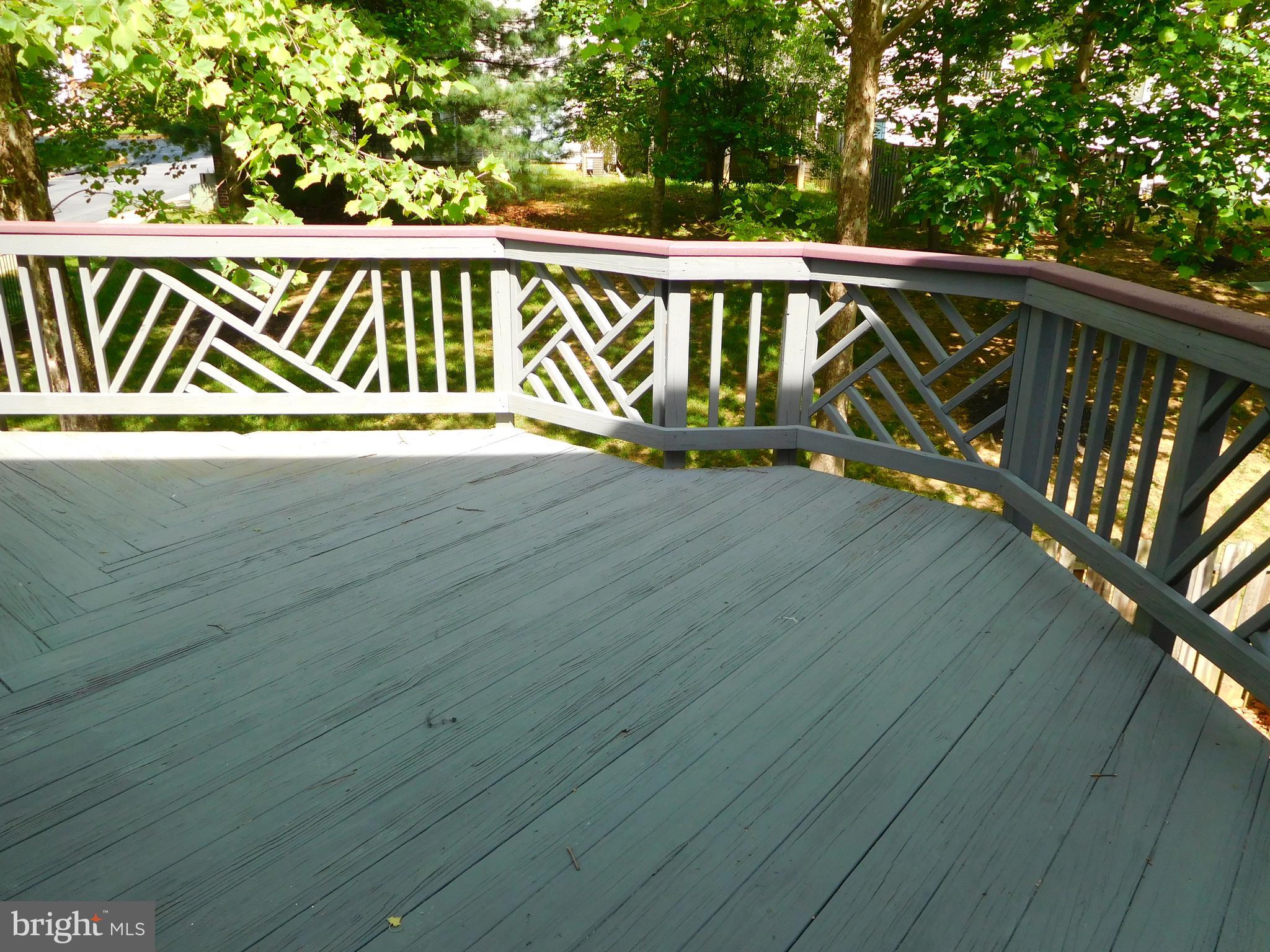 9900 Doubletree Lane Bowie, MD 20721 - Photo 17 of 18 a view of wooden deck
