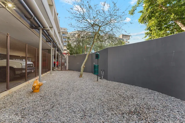 a living room with large windows