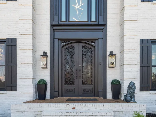 a view of a entryway door