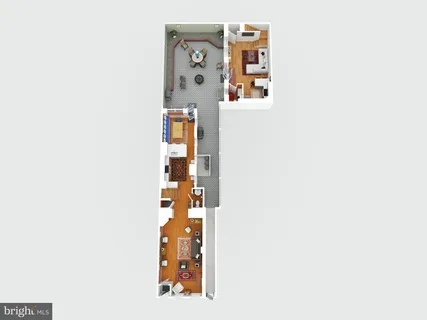 a bed room with a bed and a dresser