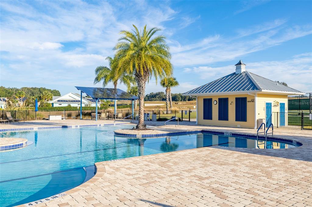 985 Fiesta Key Circle Lady Lake, FL 32159 - Photo 26 of 34 a view of a house with a swimming pool
