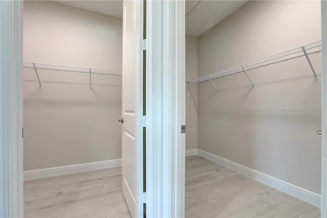 a view of closet area